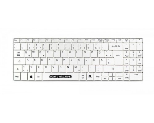 MAN&MACHINE ITs Cool klawiatura higieniczna fullsize DE white
