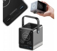 Cuktech Cuktech 300W 40000mAh  ładowaniem bezprzewodowym 2x USB-C + 2x USB-A - Black