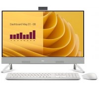 Dell DELL EC27250 Intel Core 7 150U 68,6 cm (27") 1920 x 1080 px Ekran dotykowy All-in-One PC 16 GB DDR5-SDRAM 1 TB SSD Windows 11 Pro Wi-Fi 6E (802.11ax) Perłowy, White