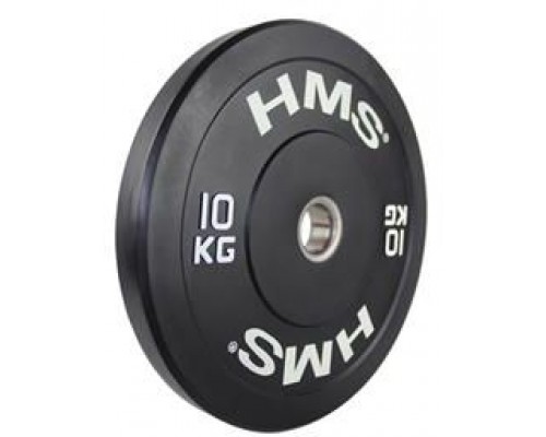 HMS Plate Olympic BBR10 Bumper 10 kg black (17-61-016)