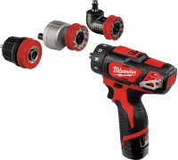 Milwaukee M12 BDDXKIT-202C 12 V 2 x akumulator 2 Ah