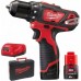Milwaukee M12 BPD-202C 12 V 2 x akumulator 2 Ah