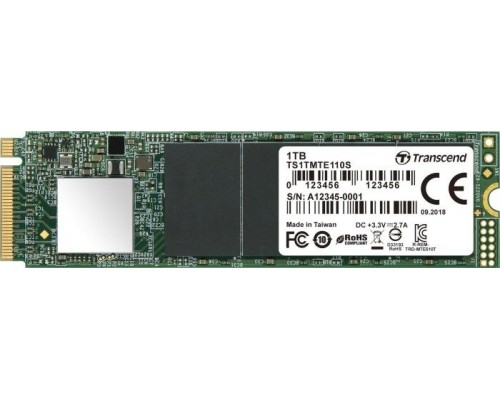 SSD Transcend 110S 1TB M.2 2280 PCI-E x4 Gen3 NVMe (TS1TMTE110S)