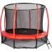 Garden Trampoline Jumpi Maxy Comfort Plus With inner mesh 10 FT 312 cm Red