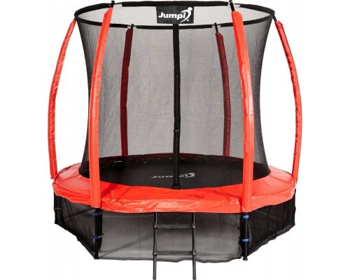 Garden Trampoline Jumpi Maxy Comfort Plus With inner mesh 8.5 FT 252 cm Red