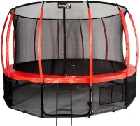 Garden Trampoline Jumpi Maxy Comfort Plus With inner mesh 16 FT 487 cm Red