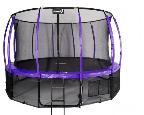 Garden Trampoline Jumpi Maxy Comfort Plus With inner mesh 16 FT 487 cm Purple