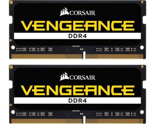 Corsair Vengeance, SODIMM, DDR4, 16 GB, 2400 MHz, CL16 (CMSX16GX4M2A2400C16)