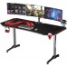 Gaming galds Ultradesk Frag XXL Red 160 cm x 75 cm