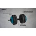 Avento ‎Hantel 42DF-BLK bituminous 1 x 15 kg
