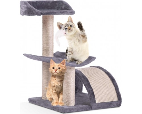Pethaus cat 58 cm DR-264 Pethaus z myszką j. gray