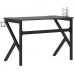 Gaming galds vidaXL 325402 Black 110 cmx60 cm