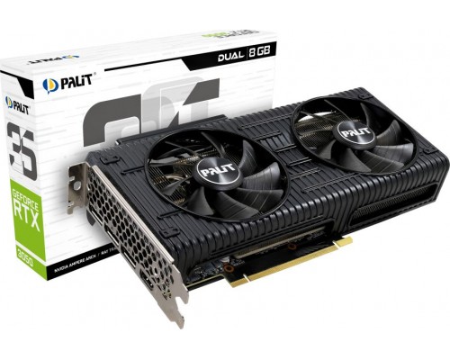 Palit GeForce RTX 3050 Dual 8GB GDDR6 (NE63050019P1-190AD)