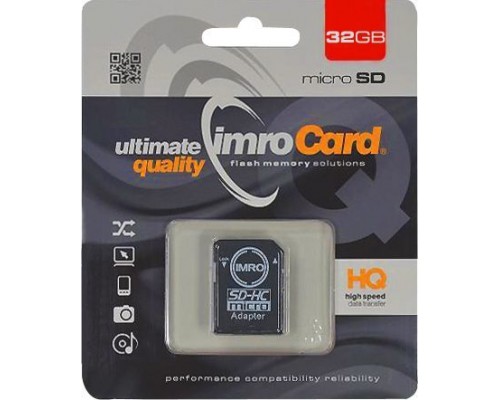 SD  Imro MicroSDHC 32 GB Class 10 UHS-I/U1  (KOM000487)