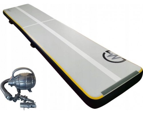 Master AirTrack Dmuchana Mata Gimnastyczna MASTER S-Pro 600 x 100 x 20 cm Grey-Black