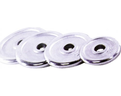 Spartan chrome plated plate rubberized 2x2,5 kg SPARTAN
