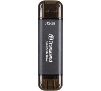 SSD Transcend ESD310P 512GB Black (TS512GESD310C)