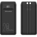 Awei AWEI PowerBank P169K 20000mAh 22.5W black/black wyświetlacz + kable PD/Lightning