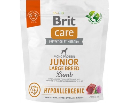 Brit BRIT CARE Dog Hypoallergenic Junior Large Breed Lamb 1kg