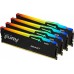 Kingston Fury Beast RGB, DDR5, 128 GB, 5600MHz, CL40 (KF556C40BBAK4-128)