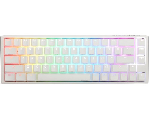 Ducky Ducky One 3 Classic Pure White SF Gaming Keyboard, RGB LED - MX-Red
