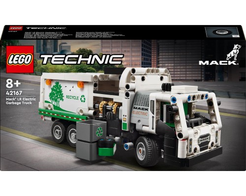Электрический мусоровоз LEGO Technic Mack® LR (42167)