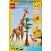 LEGO Creator 3-in-1 Savvaļas dzīvnieku safari (31150)