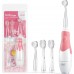 Brush Seago Brush sonic dla dzieci SEAGO, color pink, 1xAAA 1,5V (brak w zestawie), 4 końcówki, SG-513 Pink