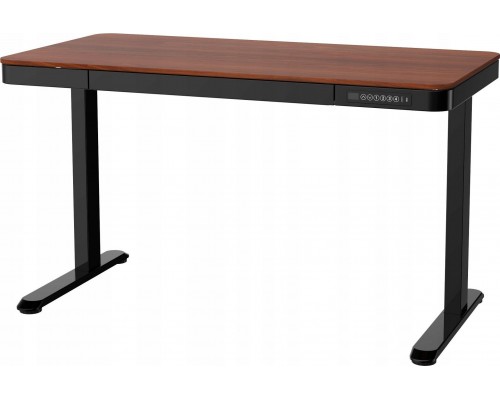 Gaming galds Tuckano Gaming galds TUCKANO z regulacją wysokości ET119W-C czarny/orzech