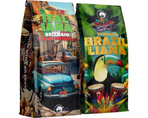 Blue Orca Coffee KAWA ZIARNISTA 2KG ZESTAW Z PALARNI KAWY BLUE ORCA COFFEE