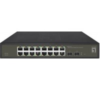 Switch LevelOne LevelOne GES-2118    L2 Gigabit Ethernet (10/100/1000) Black