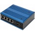 Switch Digitus Digitus 4-port   Gigabit Ethernet PoE, przemysłowy, niezarządzany, 1 łącze SFP