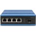 Switch Digitus Digitus 4-port   Gigabit Ethernet PoE, przemysłowy, niezarządzany, 1 łącze SFP