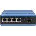 Switch Digitus Digitus 4-port   Gigabit Ethernet PoE, przemysłowy, niezarządzany, 1 łącze SFP