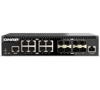Switch Qnap QSW-M3216R-8S8T - managed - 8 x 100/1000/2.5G/5G/10GBase-T + 8 x 10Gb Ethernet SFP+