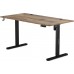 Gaming galds SENSE7 Nojo Wenge 140 cmx70 cm Black Oak