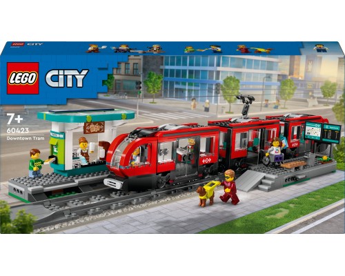 LEGO City Трамвай с поездом (60423)