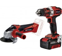 Einhell Einhell Tool set TE-TK 18/2 Li Kit (red/black, Cordless drill driver and Cordless angle grinder, Li-Ion battery 4.0Ah)