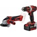 Einhell Einhell Tool set TE-TK 18/2 Li Kit (red/black, Cordless drill driver and Cordless angle grinder, Li-Ion battery 4.0Ah)