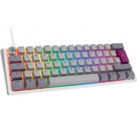 Ducky Ducky One 3 Mist Grey Mini Gaming Keyboard, RGB LED - MX-Silent-Red