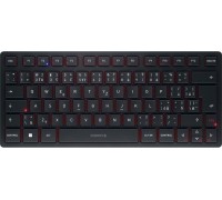 Cherry KW 9200 MINI klawiatura USB + RF Wireless + Bluetooth QWERTZ Czeska Czarny