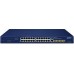 Switch Planet PLANET IPv4/IPv6, 24-Port  L2/L4 Gigabit Ethernet (10/100/1000) 1U Blue