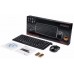 Perixx Perixx PERIDUO-707 PLUS US W, mini keyboard and mouse set, cordless, white