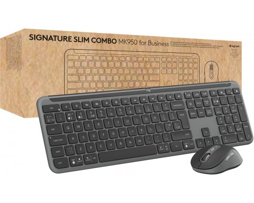 Logitech Signature Slim MK950 grafitowa (920-012483)