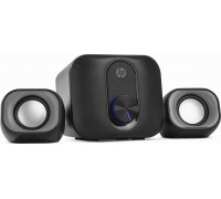 HP HP i DHS-2111S, 2.1, 11W, czarne, regulacja głośności, plastikowe