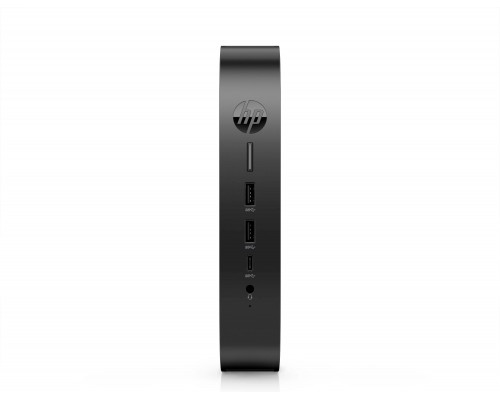 Laptop HP Elite t655 - Thin Client - SFF - 1 x Ryzen Embedded R2314 / 2.1 GHz - RAM 8 GB - Flash 64 GB - eMMC - Radeon Graphics - 1GbE - Win 10 IoT Enterprise - Monitor: żaden - Tastatur: Międzynarodowy angielski