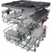 Whirlpool Įmontuojama indaplovė Whirlpool WIO 3P33 PL