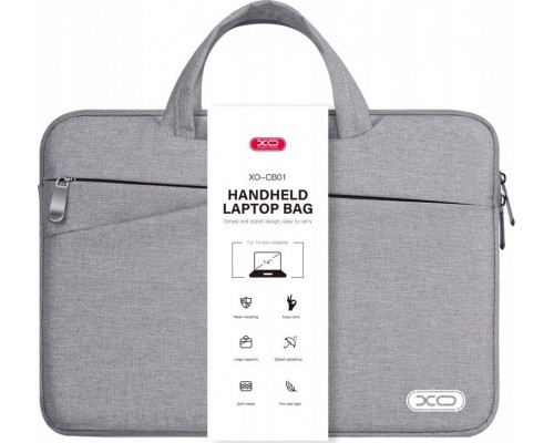 XO XO laptop bag CB01 14', gray