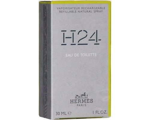 Hermès Hermes, H24, Eau De Toilette, For Men, Refillable, 30 ml For Men