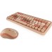 Keysonic KeySonic Desktop-Set KSKM-5200M-RF (DE) Wireless sand/creme